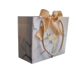 **Elegante weiße Geschenktasche – für 1 bis 2 Kerzen**