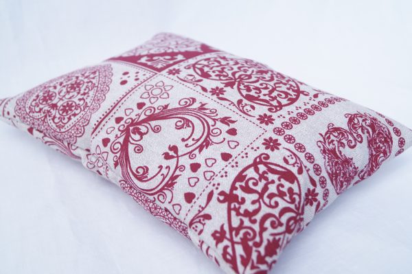 Lavendelkissen „Amore Granate“ – Duftkissen in elegantem Bordeauxrot