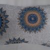 Lavendelkissen Blaue Blumen – beruhigendes Duftkissen mit wunderschönem Blumenmotiv